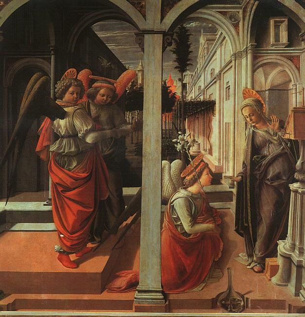 Fra Filippo Lippi The Annunciation